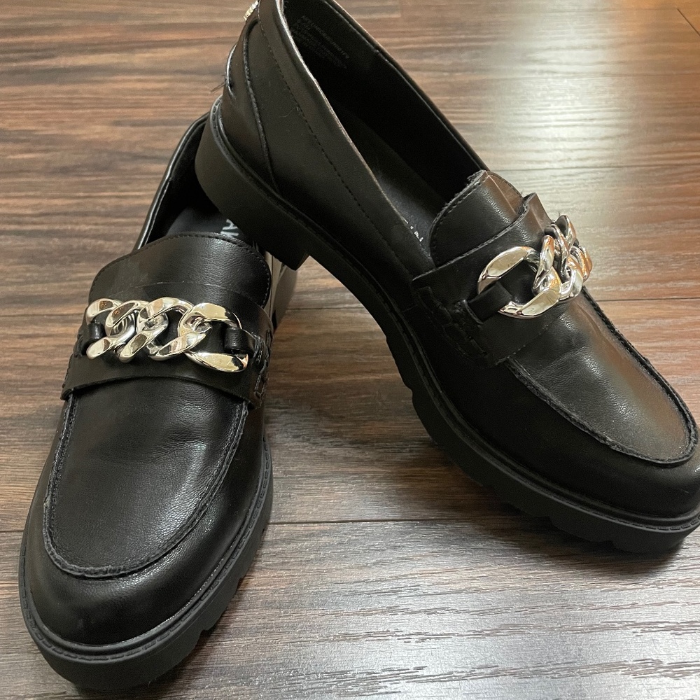 anne klein loafers black